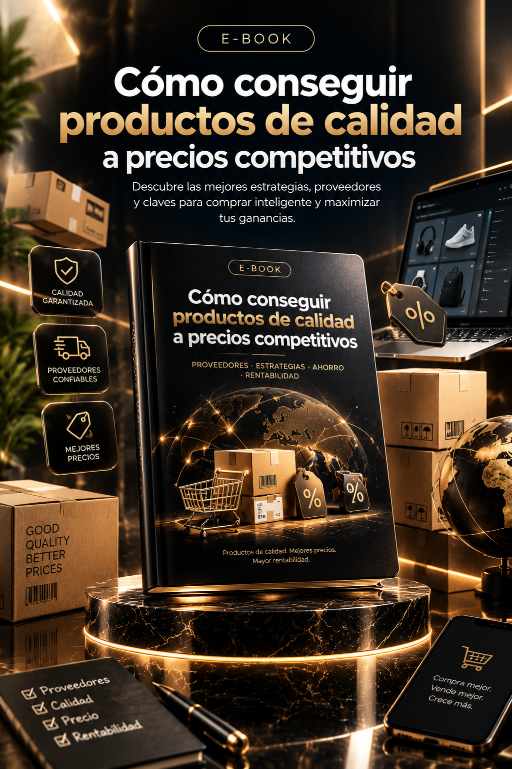 Cómo conseguir productos de calidad a precios competitivos - ebook PDF